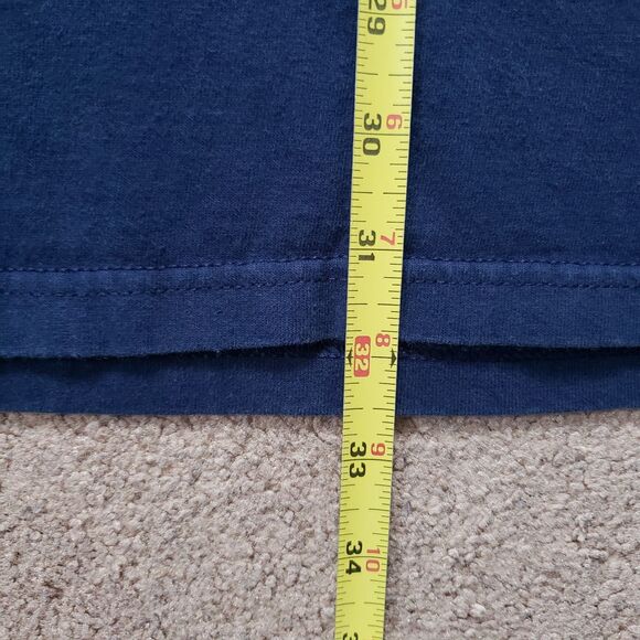 Vintage Y2K Team Nike Penn State Center Check Size 2XL Mens Blue T-Shirt PSU - Picture 6 of 7